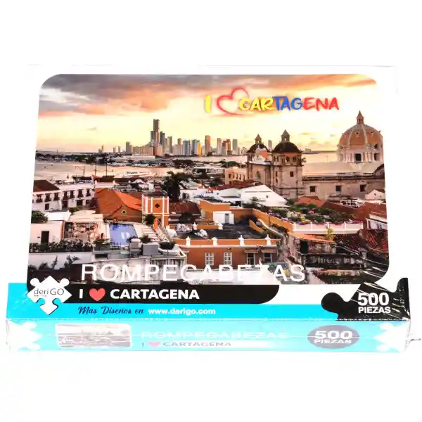 Rompecabezas Puzzle 500 Piezas Cartagena I Love Colombia