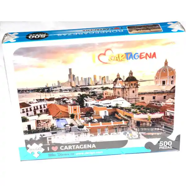 Rompecabezas Puzzle 500 Piezas Cartagena I Love Colombia