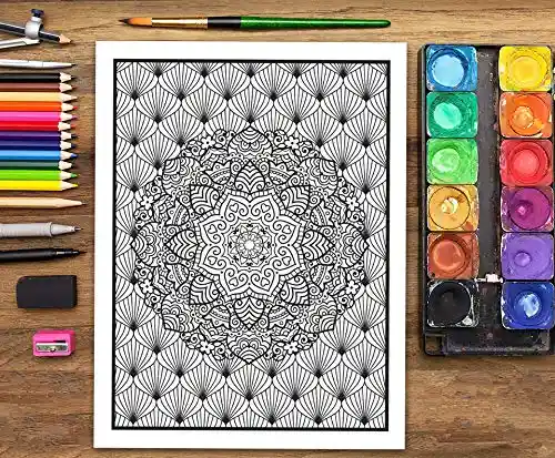 Libro Mandalas Para Colorear Complejos Para Adultos 86 Paginas