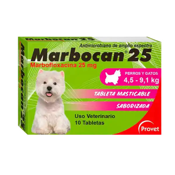 Marbocan 25mg X10 Tabletas