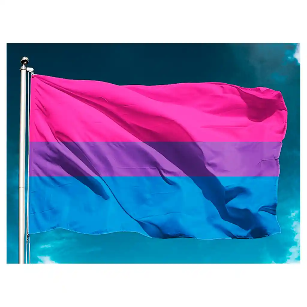 Bandera Bisexual 1mtr X1.5mt Orgullo Gay Lgbt