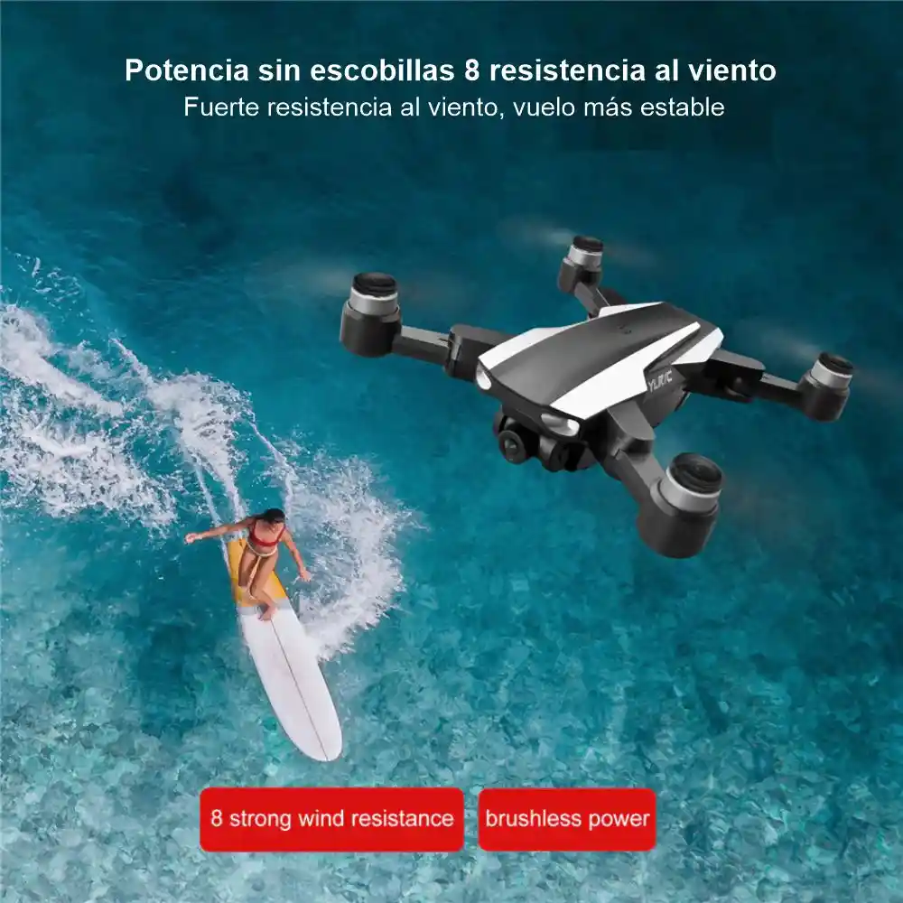 Drone Profesional Plegable Gps Dual Cámara 4k Wifi 5g S105