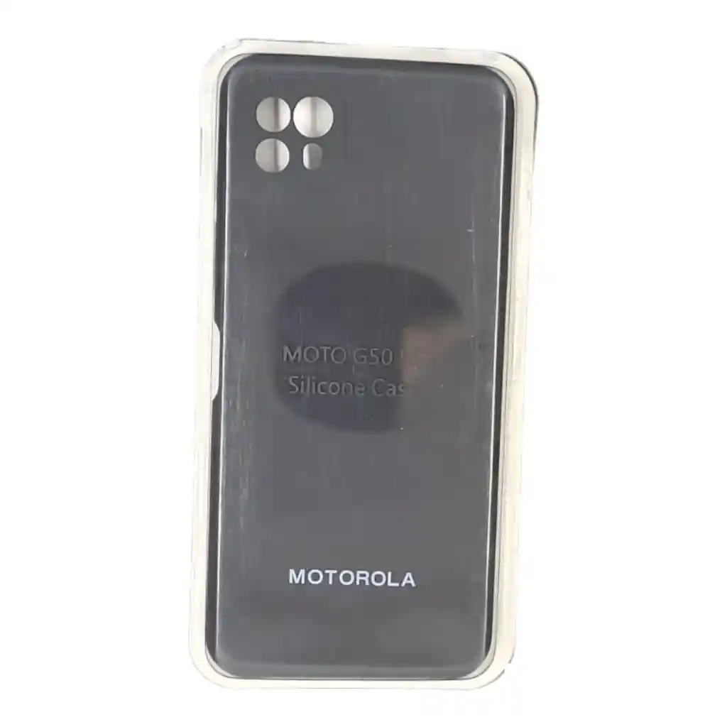 Forro Silicone Case Motorola G50 5g Negro