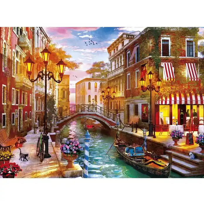 Rompecabezas 500 Piezas Atardecer En Venecia Italia Puzzle