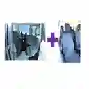 Forro Protector De Silla Trasera + Silla Copiloto Para Auto
