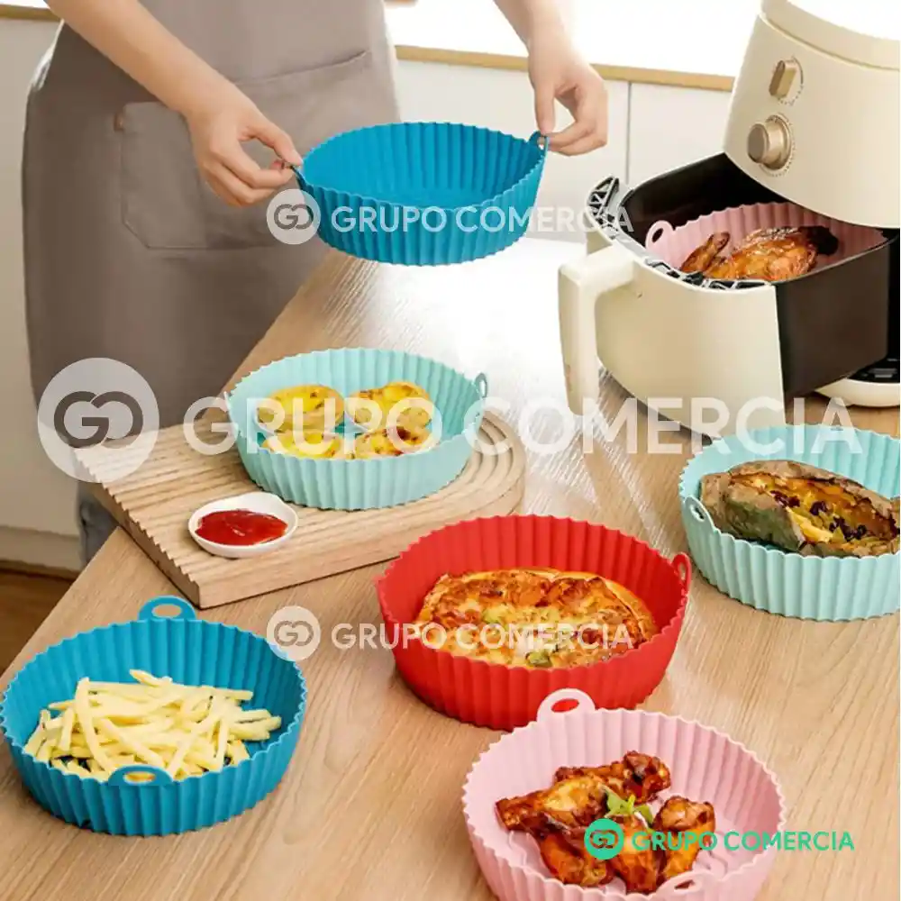   Silicón A Molde Protector Para Horno Airfryer X 6 Tamanos 