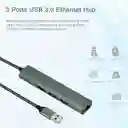Adaptador Red Usb 3.0 A Rj45 Ethernet Hub Gigabit Original