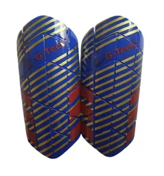 Canilleras Espinilleras De Fútbol Messi Adulto Talla: M - Azul/rojo