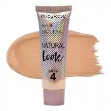 Base Liquida Ruby Rose Natural Look Tono Nude 4