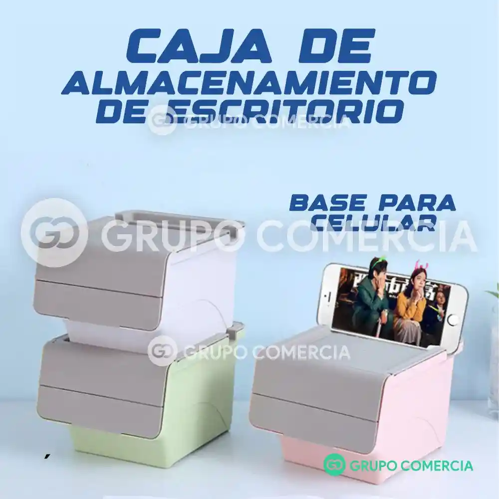 Organizador Para Escritorio Multicolor Oficina Hogar