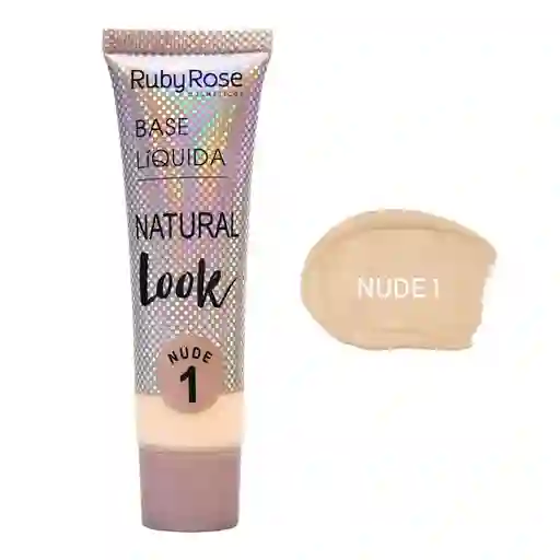 Base Liquida Ruby Rose Natural Look Tono Nude 1