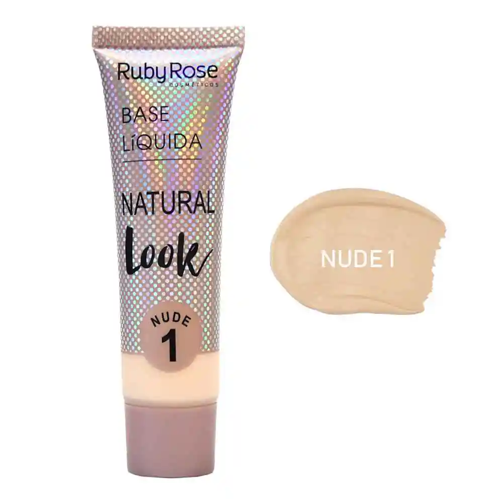 Base Liquida Ruby Rose Natural Look Tono Nude 1