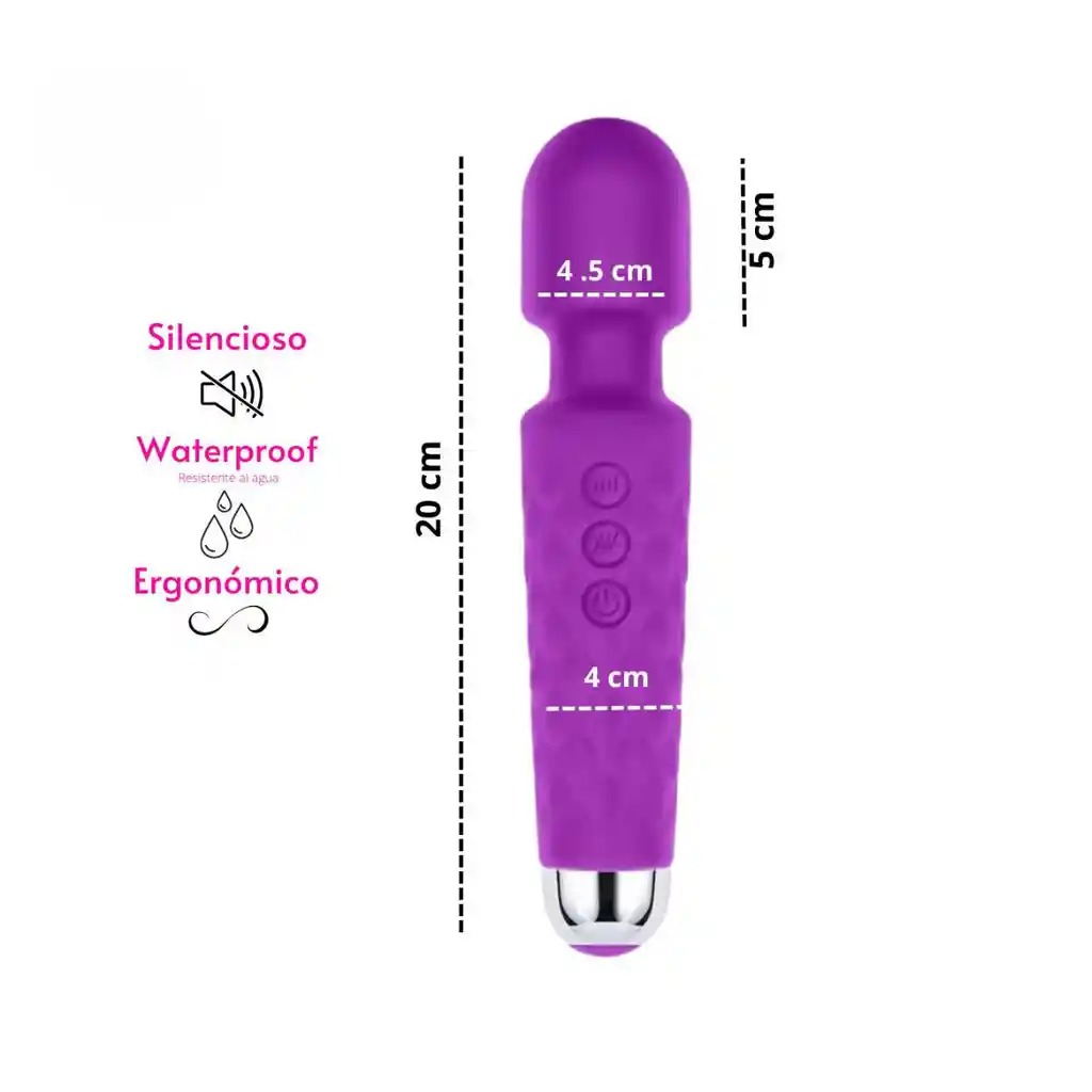 Vibrador Hitachi Secret Wand Morado