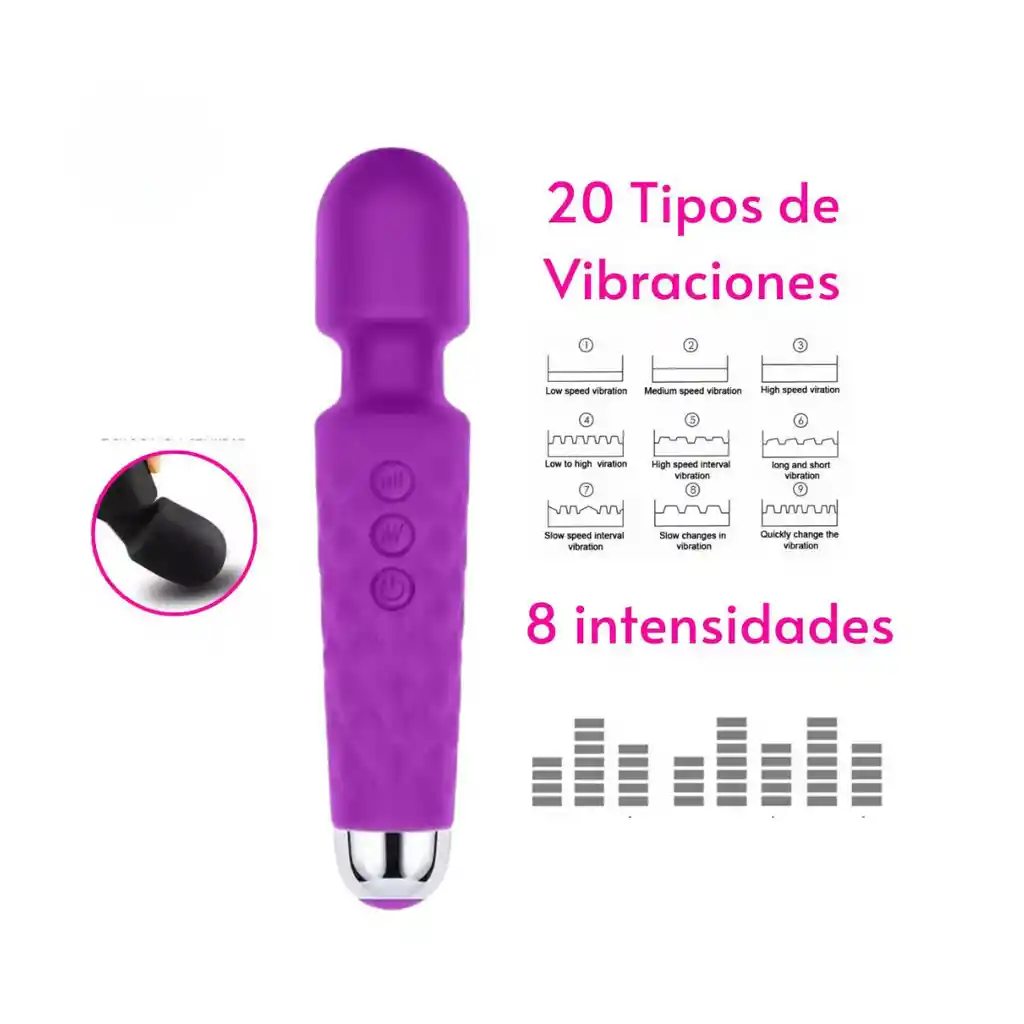 Vibrador Hitachi Secret Wand Morado