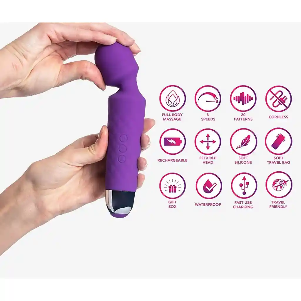 Vibrador Hitachi Secret Wand Morado