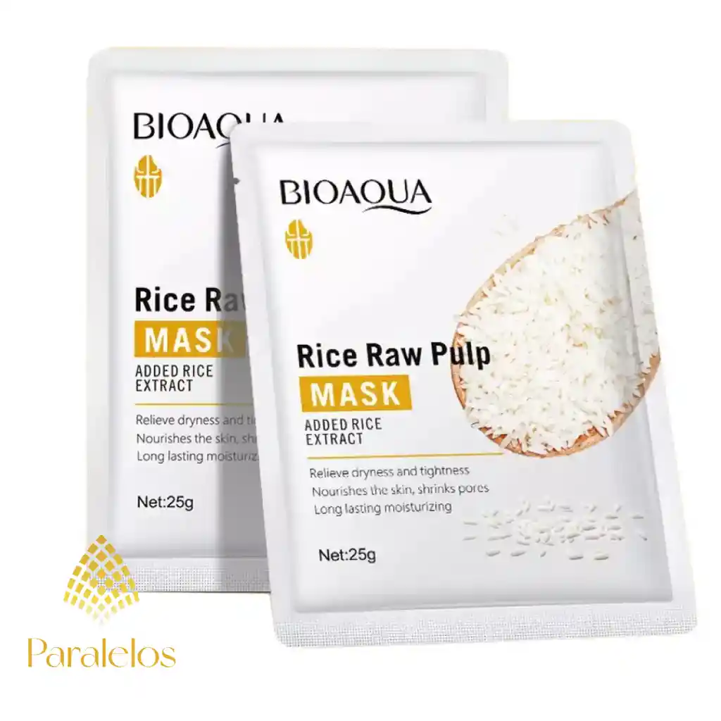  Mascarilla Facial Hidratante De Arroz BIOAQUA 