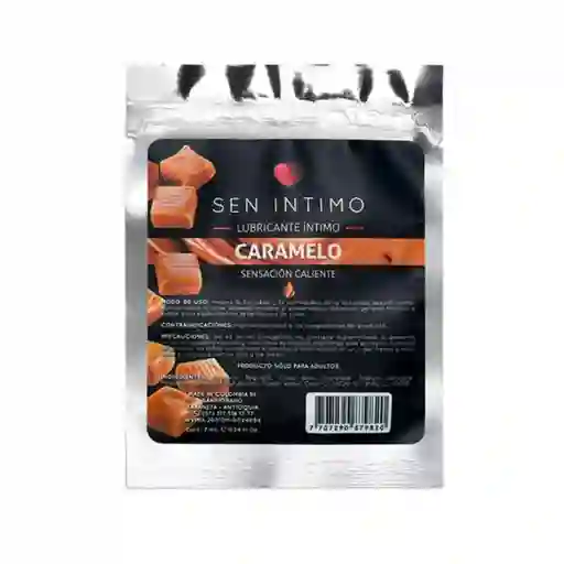 Lubricante Caliente Caramelo Sachet 7 Ml Sen Intimo