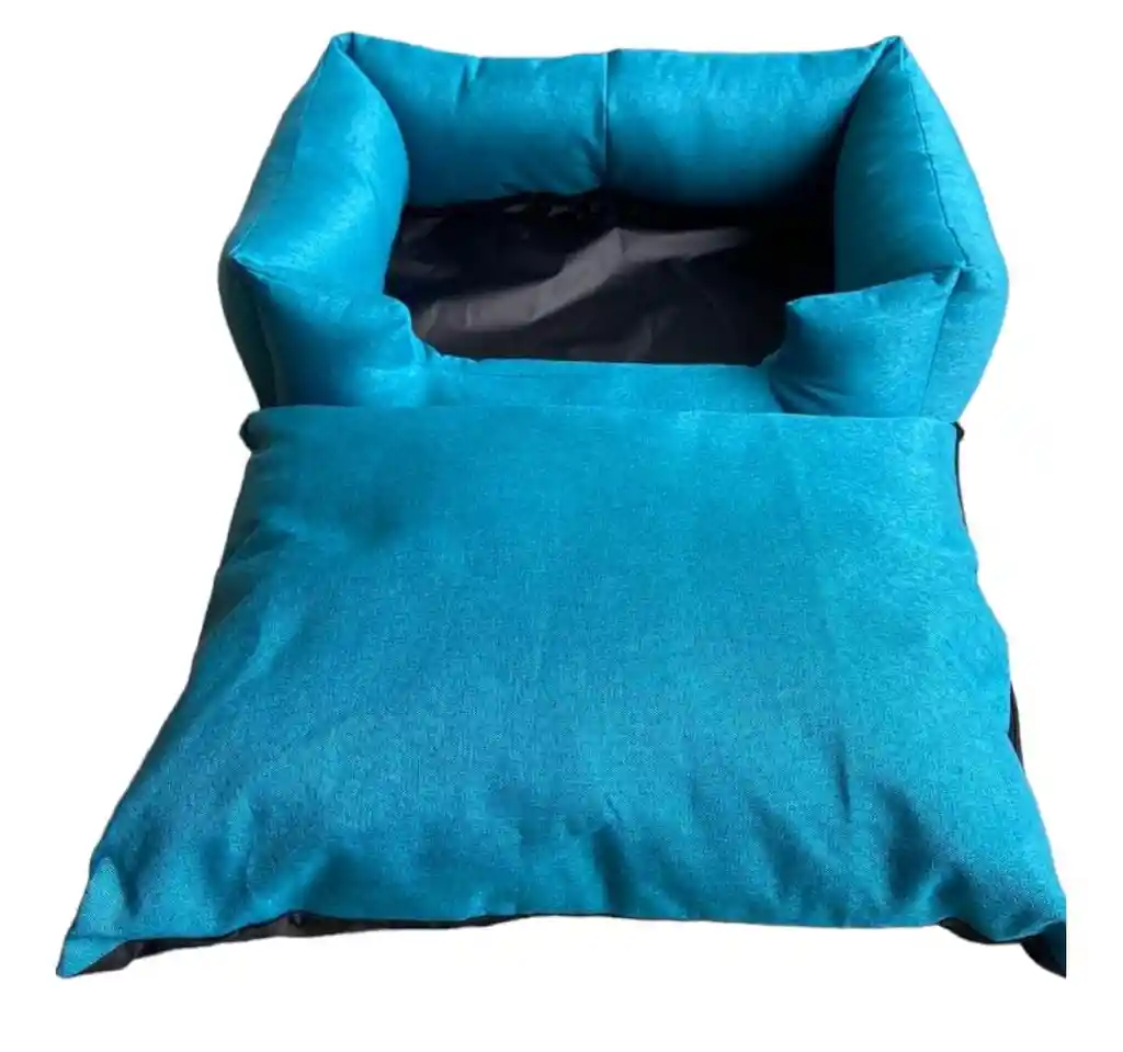 Cama Cuadrada Tradicional Color Turquesa Talla S
