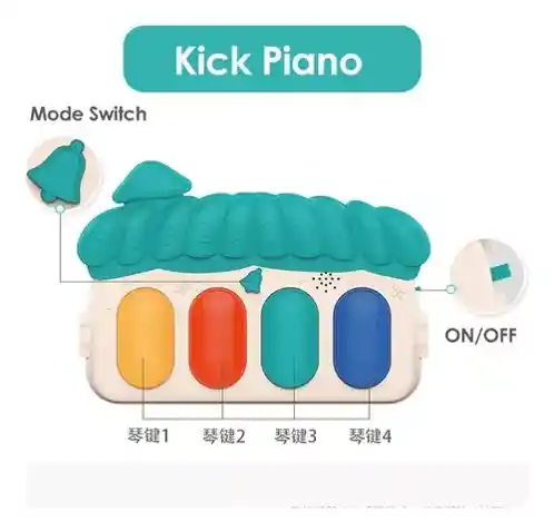 Gimnasio Piano Colores Bebé Niño Y Niña Luces Y Sonidos Huan