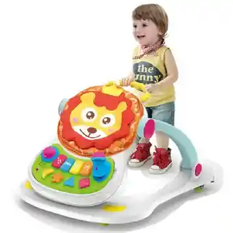 Caminador 4 En 1 Comedor Bebe Andadera Didactico Niño Niña
