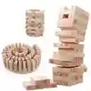 Jenga Tipo Torre Grande Madera Bloques 48pc Dados Juego Mesa Dayoshop