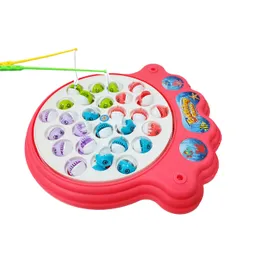 Juego De Pesca Juguete Giratorio Peces Infantil + Baterias Dayoshop