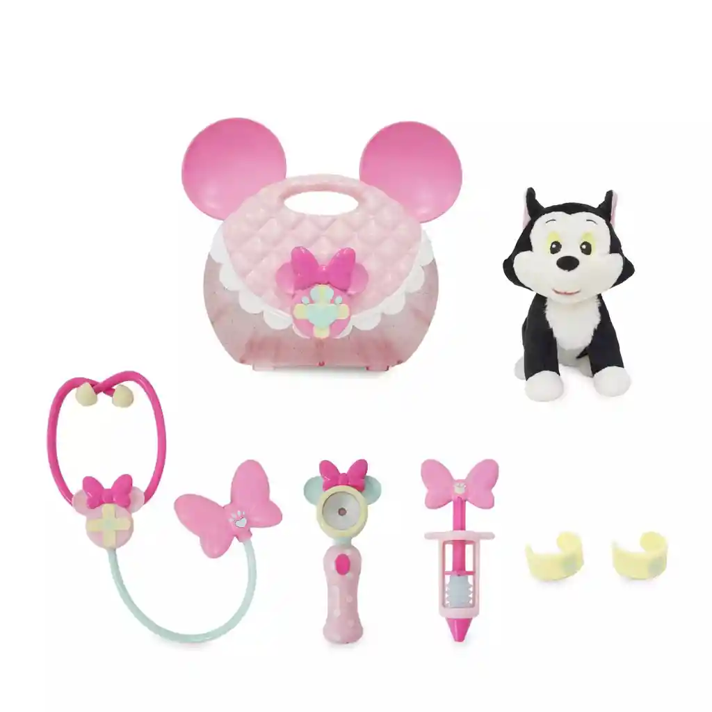 Disney Maletín Médico De Doctora Minnie Mouse Con Peluche Figaro