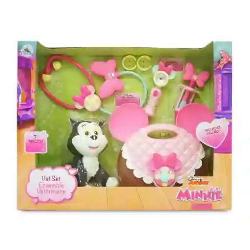 Disney Maletín Médico De Doctora Minnie Mouse Con Peluche Figaro