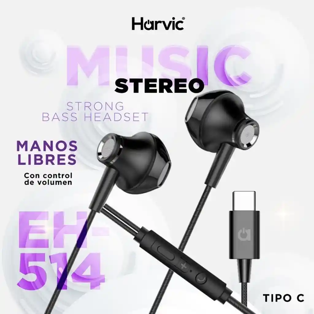 Auriculares Puerto C Eh-514