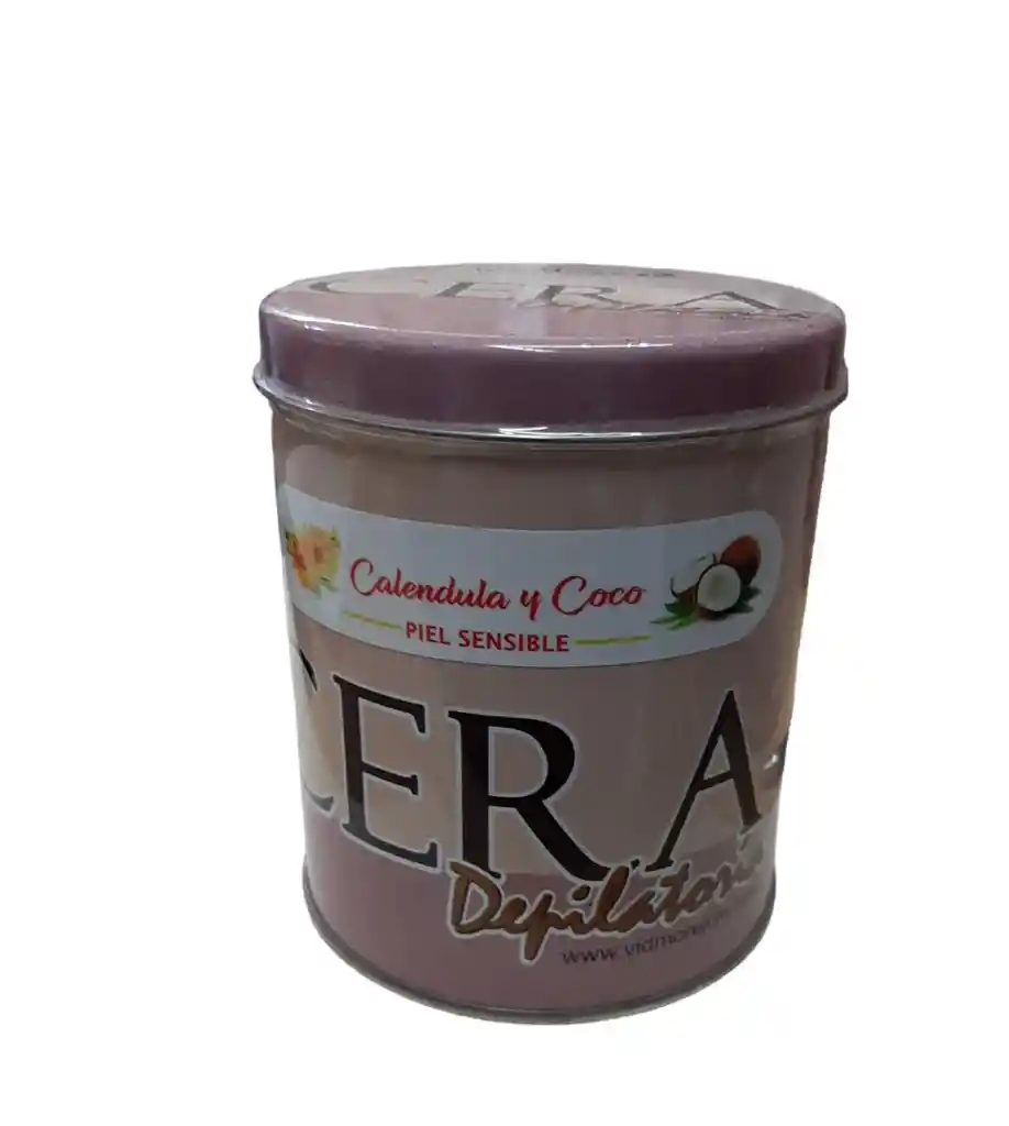 Cera Depilatoria Calendula Y Coco 1000gr + Lienzos