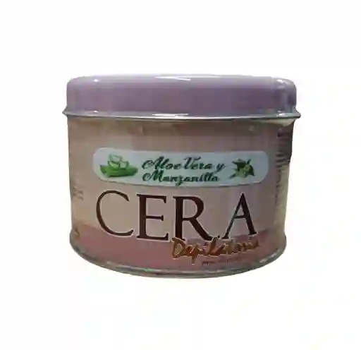 Cera Depilatoria Aloe Vera Y Manzanilla 125gr + Lienzos