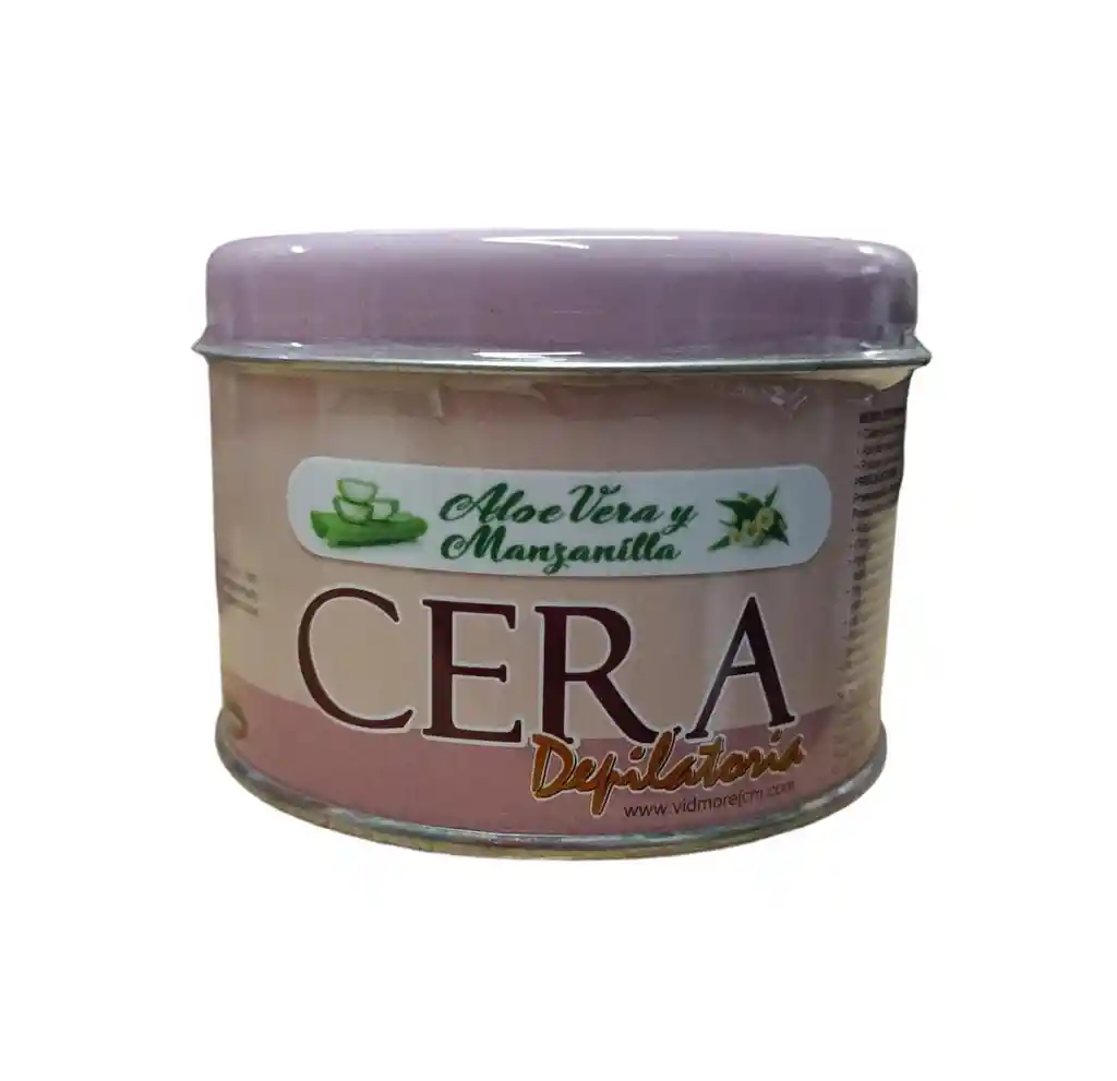 Cera Depilatoria Aloe Vera Y Manzanilla 125gr + Lienzos