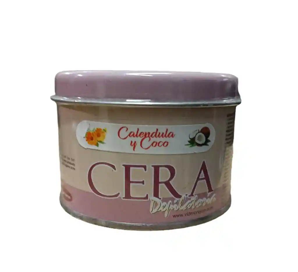 Cera Depilatoria Calendula Y Coco 125gr + Lienzos