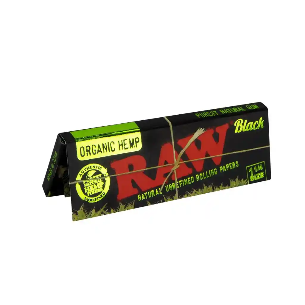 Raw Black Organic Hemp Rolling Papers