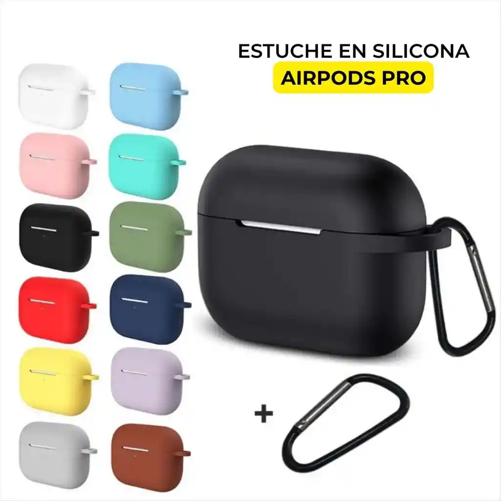Estuche En Silicona Para Airpods Pro