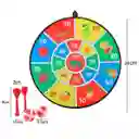 Tiro Al Blanco Tablero + 2 Dardos + 2 Bolas Pegacil Juego Dayoshop