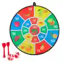 Tiro Al Blanco Tablero + 2 Dardos + 2 Bolas Pegacil Juego Dayoshop