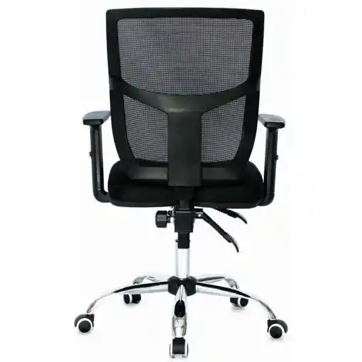 Silla De Oficina Risaralda Brazo Fijo Base Cromo