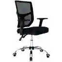 Silla De Oficina Risaralda Brazo Fijo Base Cromo
