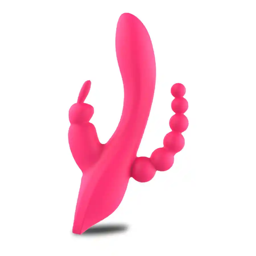 Vibrador Tiple Estimulación Oley Pink Ls-053