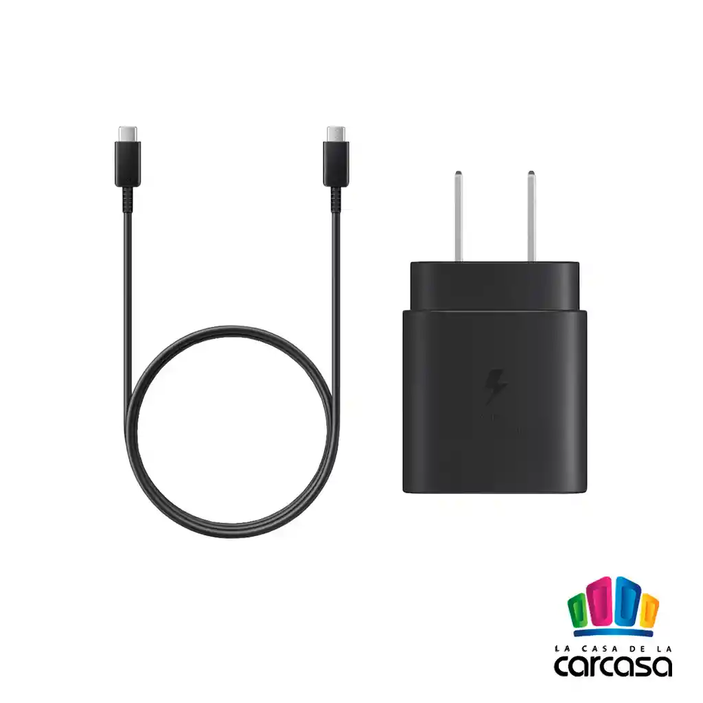 Cargador (cubo+cable) Caja Original Samsung 25w