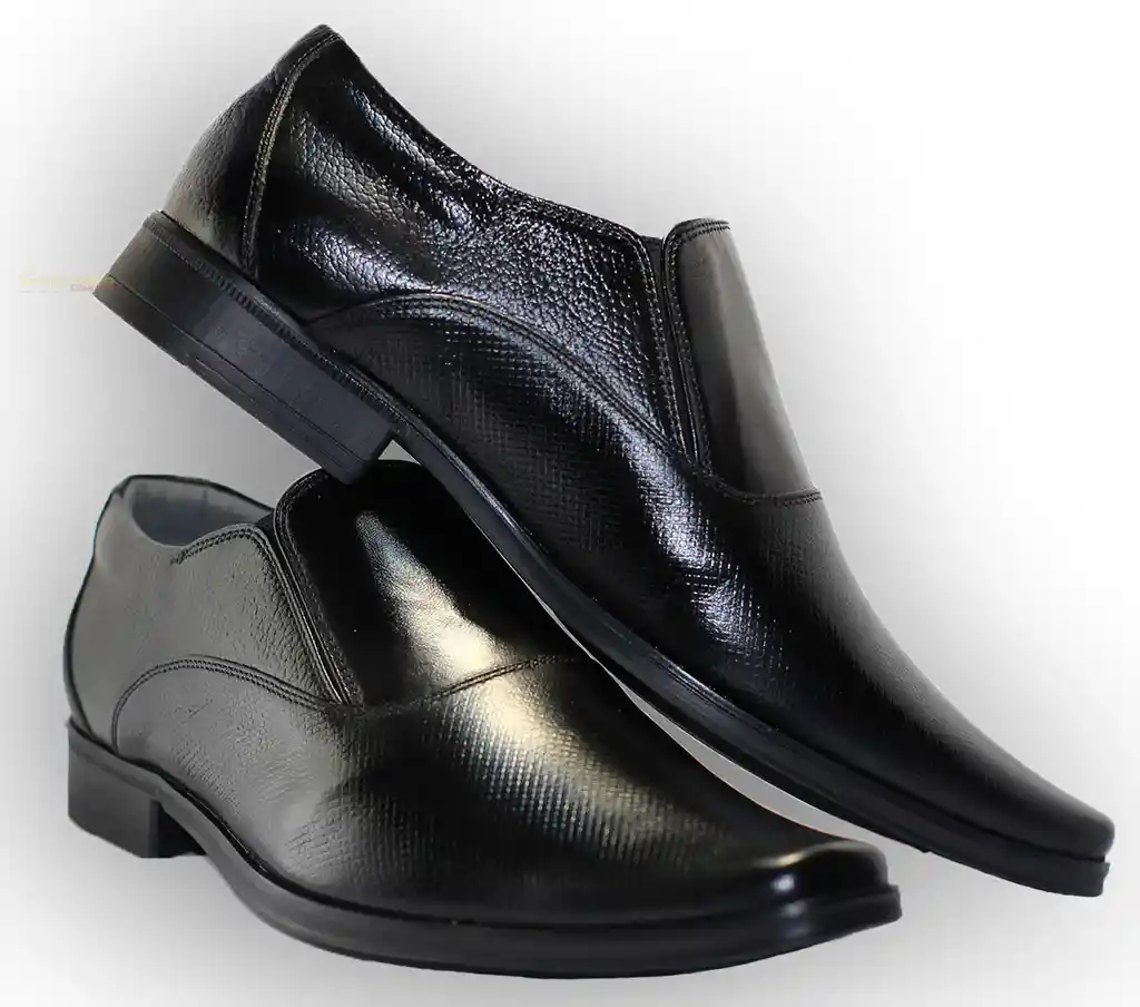 Zapato De Cuero Para Hombre Oficina Formal Colombiano # 39