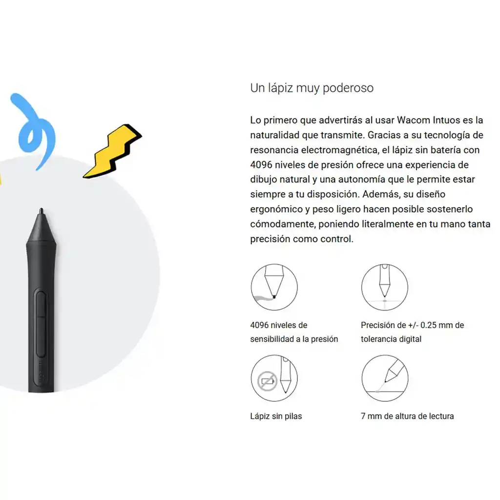 Tabla Digitalizadora Wacom Intuos S Ctl-4100 / Small