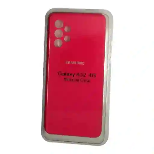 Forro Silicone Case Samsung A32 4g Fucsia