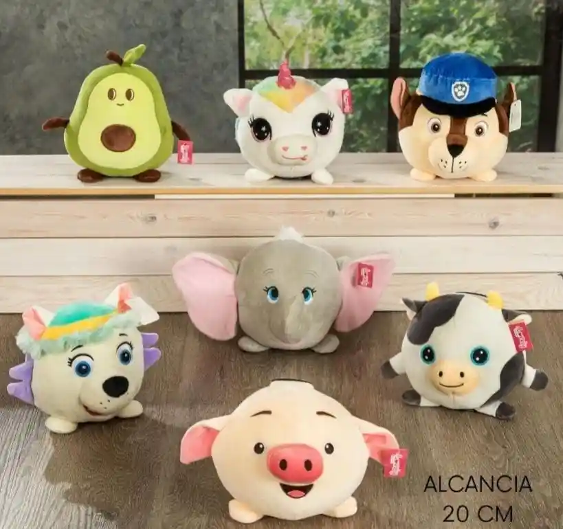 Alcancía Peluche Con Luz Y Sonido