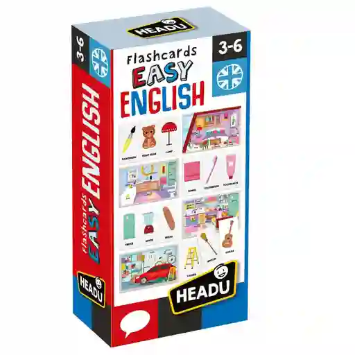 Juego Didáctico Flash Cards Fácil Ingles Para Niñas Niños