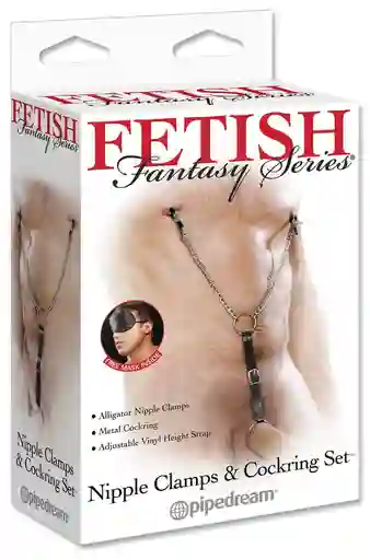 Fetish Fantasy Nipple Clamps And Cockring Set