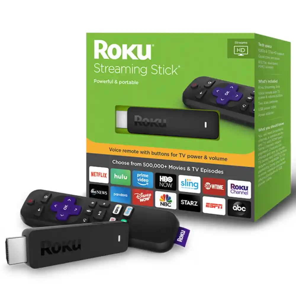 Roku Streaming Hd Comando Por Voz Convertidor A Smart