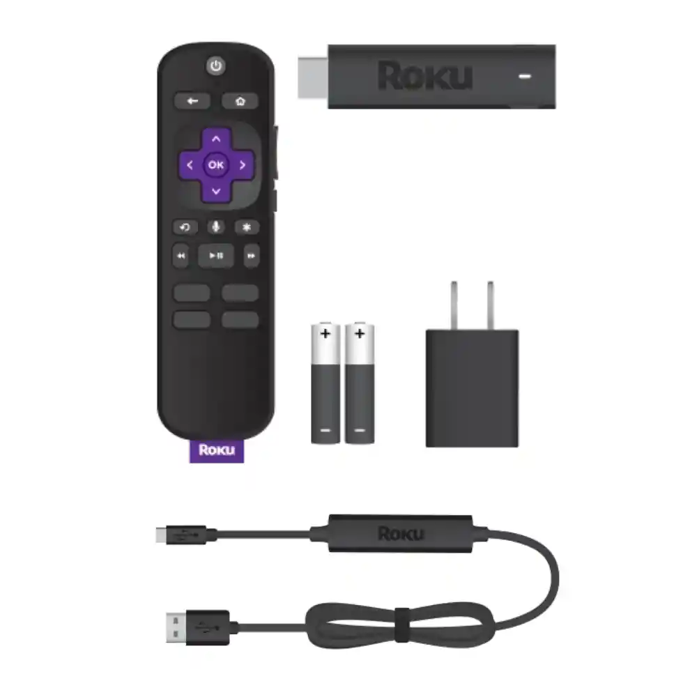 Roku Streaming Hd Comando Por Voz Convertidor A Smart