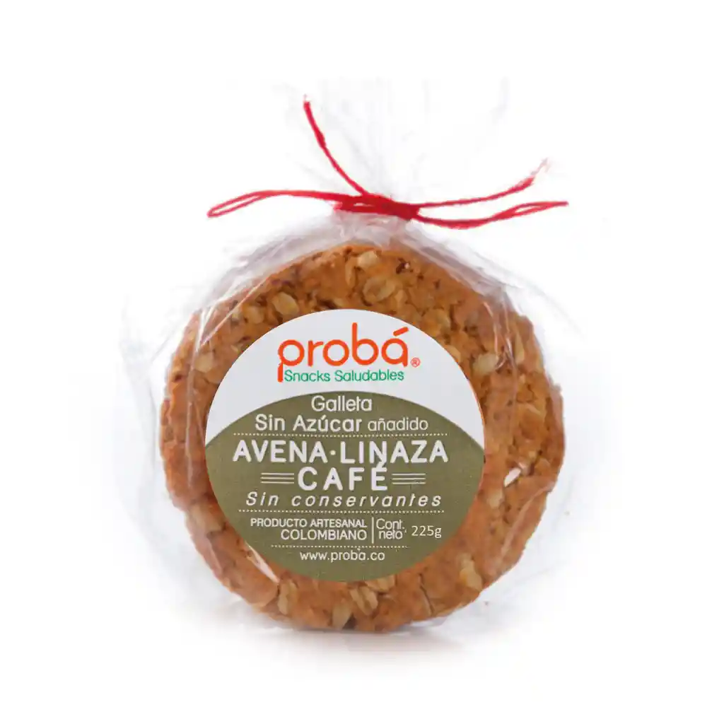 Galleta Avena Linaza Cafe